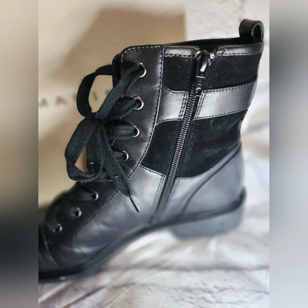 Alex Marie Tialana Rhinestone Buckle Leather Bootie NWOT Size 10 - Picture 5 of 9